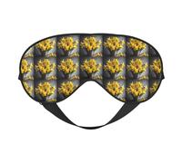 Bouquet of Daffodils Print Soft Eye Mask Lightweight Sleep Aid Breathable Blackout Travel Nap Yoga Meditation