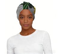 Bouquet of Daffodils Print Universal Comfort Elastic Lady Headscarf Hat Stylish Work Travel Accessory Gift