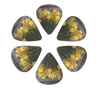 Bouquet Of Daffodils Printed Guitar Picks -6 Pcs Guitar Picks Plectrum,Guitar Accessories,Electric Guitar Pick 0.96mm