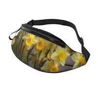 Bouquet of Daffodils Printed Personalized Waist Bag, Lightweight and Versatile Crossbody Bag for Everyday and Outdoor Adventures