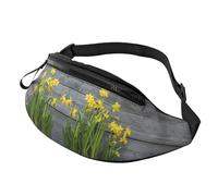 Bouquet of Daffodils Waist Bag Bumbags for Men Women, Print Polyester Waist Pack for Travel Walking Sport with Adjustable Strap
