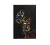 Bouquet of Violets in A Vase by Henri De Toulouse-Lautrec Painting Art Poster Decorative Painting Canvas Wall Art Living Rooms Bedroom 16x24inch(40x60cm)