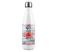 Bouquet Of Watercolor Tiger Lilies Stainless Steel Bottle Benjamin Tate Design Natural One Size