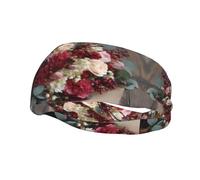 Bouquet On The Table Sports Headband for Light Comfort Absorbent Elastic Breathable Outdoor Activities