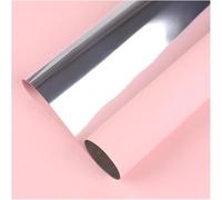 Bouquet packaging paper, 55x50cm/30pcs Mirror Aluminum Foil Film Material Light Luxury Two-color Bouquet Wrapping Paper