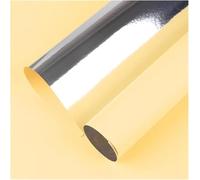 Bouquet packaging paper, 55x50cm/30pcs Mirror Aluminum Foil Film Material Light Luxury Two-color Bouquet Wrapping Paper