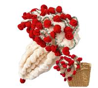 Bouquet Throw Blanket Romantic Crochet and Knitted Bouquet