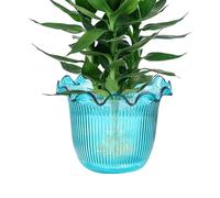 Bouquet Vase - Transparent Glass Plant Container | Clear Decorative Vase for Kitchen, Balcony, Bridal Shower, Event Display, Wedding Table Centrepiece, Restaurant Settings and Home Photo Background