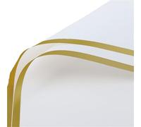 Bouquet Wrapping Paper 10 Sheet Half Transparent Flower Wrap Paper Waterproof Bouquet Wrapping Materials For Craft Project For the party(White 10pcs)