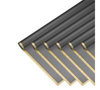 Bouquet Wrapping Paper 20 Sheets Flower Wrapping Paper, Waterproof Bouquet Packaging - Perfect for DIY Weddings & Birthdays For the party(Dark grey)