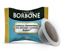 Caffè Borbone Gold Coffee Blend (Pack of 50) - Elite and efined Espresso Grounds - Coffee Pods Compatible with Bialetti* Machines for Domestic Use