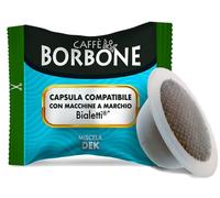Caffè Borbone Dek Decaffeinated Coffee Blend - 50 Capsules - Compatible with Bialetti®* Coffee Machines