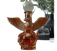 Bourbon Decanter - Eagle Shaped Whiskey Aerator - Animal Statue Commemorative Wine Bottle for Men Women Collectible Cabinet Home Study Living Room Birthday Friends Gathering