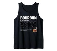 Bourbon Definition Funny Whiskey Lover Drinking Humor Tank Top
