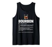 Bourbon Definition Funny Whiskey Lover Drinking Humor Tank Top