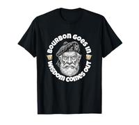 Bourbon Goes in, Wisdom Comes Out T-Shirt