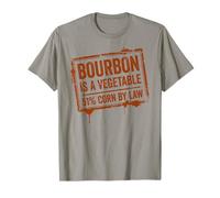 Bourbon is A Vegetable Funny Whiskey Drinker Distilling T-Shirt
