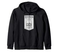 Bourbon May Not Be The Answer Worth A Shot Zip Hoodie