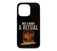 Bourbon Not A Habit A Ritual Whiskey Cigar Case for iPhone 13 Pro