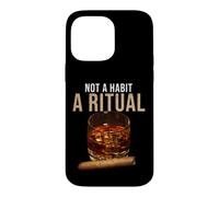 Bourbon Not A Habit A Ritual Whiskey Cigar Case for iPhone 14 Pro Max