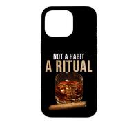 Bourbon Not A Habit A Ritual Whiskey Cigar Case for iPhone 16 Pro