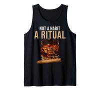 Bourbon Not A Habit A Ritual Whiskey Cigar Tank Top