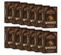 Bourbon Playing Cards - Whiskey & Distillery Illustrated Card Deck | Poker Size Playing Cards for Whiskey Lovers | Unique Gift for Bourbon Collectors & Cocktail Enthusiasts (Pack of 12)