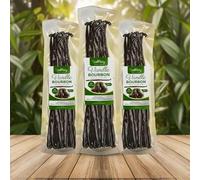 Bourbon Vanilla from Madagascar - 15 Premium Pods 20 cm - Gourmet Quality, High Humidity, Rich & Natural Flavour - SoaVany Fresh Pods for Baking, Arranged Rum, Desserts