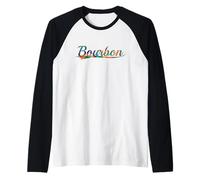 Bourbon Whiskey Lover Kentucky Drink Tie Dye Vintage Varsity Raglan Baseball Tee
