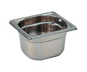 Bourgeat 1/6 Gastronome Pan Made of Stainless Steel 100mm Deep - 1.7L