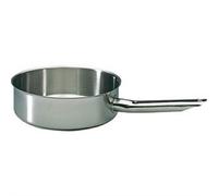 Matfer Bourgeat Excellence Stainless Steel Saut Pan 24cm