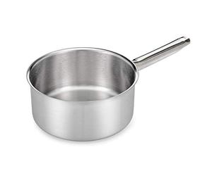 Bourgeat K753 Excellence Saucepan | Multi-layer base distributes heat evenly across all hobs, including induction, ensuring consistent commercial cooking.