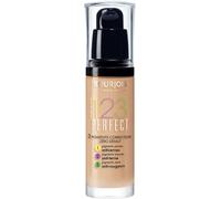 Bourjois 123 Perfect Medium Coverage Liquid Foundation 53 Light Beige, 30ml,