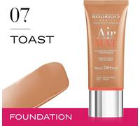 Bourjois Air Mat Hydrating 24H Foundation 07 Dark Shade 30 ML New