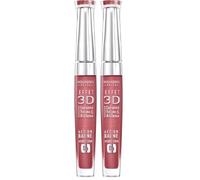 Bourjois Lip Gloss Effet 3D 3 Brun Academic Browns, 5.7ml, 341033 (Pack of 2)