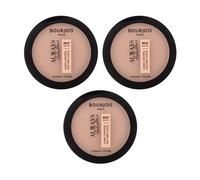 Bourjois Paris Womens 3 x Always Fabulous Shine Control Matte Powder 10g - 200 Rose Vanilla - One Size