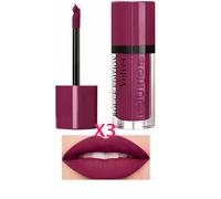 BOURJOIS ROUGE EDITION VELVET LIPSTICK 14 PLUM PLUM GIRL 3PACK