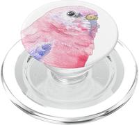 Bourke's parrot watercolor painting portrait PopSockets PopGrip for MagSafe