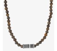 Bourne and Wilde Mens Bronzite Beaded Necklace UR24-01