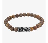 Bourne and Wilde Mens Brown Bronzite Bead Bracelet UR12-11