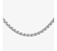 Bourne and Wilde Men's Polished Steel Belcher Chain USS-727S22L3.5 in Silver | Size: 22 inches Bourne and Wilde Silver 22 inches