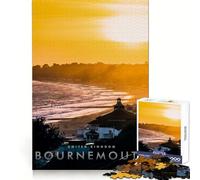 Bournemouth 1000 Piece Jigsaws for Teenagers Puzzle Clear Thinking Mindful Escape Firm Interlock Unique Gift (50X75CM)