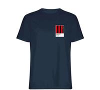 Bournemouth Classic Football Shirt Colours Frame Men's T-Shirt - Navy / 2XL