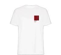 Bournemouth Classic Football Shirt Colours Frame Men's T-Shirt - White / 2XL
