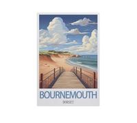 Bournemouth Dorset，Puzzle 1000 Piece Jigsaw Puzzles for Adults, Classic Puzzle Difficult Puzzle for Kids Teenagers Educational Game Toys Gift for Home Travel（38x26cm）-AI59