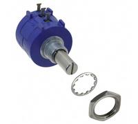 Bourns 3590S-2-502L Resistor Wirewound Potentiometer Pot, 5%, 2 Watt, 6.34 mm Panel Mount, 5k Ohm, 22 mm Dia x 22.81 mm H x 39.22 mm L