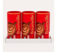 Bournville Dark Chocolate Cocoa Powder Tin - Rich Hot Chocolate Drink & Baking Ingredient Bulk Buy for Office Drinks, Visitor Kids Winter Treat, Christmas & Birthday (3 Powder Tin)