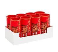 Bournville Dark Chocolate Cocoa Powder Tin - Rich Hot Chocolate Drink & Baking Ingredient Bulk Buy for Office Drinks, Visitor Kids Winter Treat, Christmas & Birthday (8 Powder Tin)