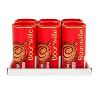 Bournville Dark Chocolate Cocoa Powder Tin - Rich Hot Chocolate Drink & Baking Ingredient Bulk Buy for Office Drinks, Visitor Kids Winter Treat, Christmas & Birthday (6 Powder Tin)