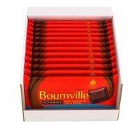 Bournville Old Jamaica Rum & Raisin Dark Chocolate Bar100g Retro Bournville Chocolate Gift - Classic Rum & Raisin Bar - Perfect Birthday, Christmas (12 pack)